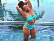 Hulisani shows off her bikini game in Mauritius